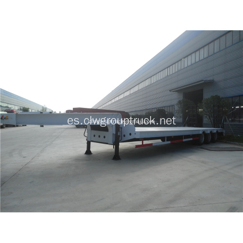 Remolque Lowboy FUWA Axle Low Bed Semi Truck Trailer